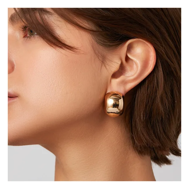 Boucles d'Oreilles Gemma | Doré