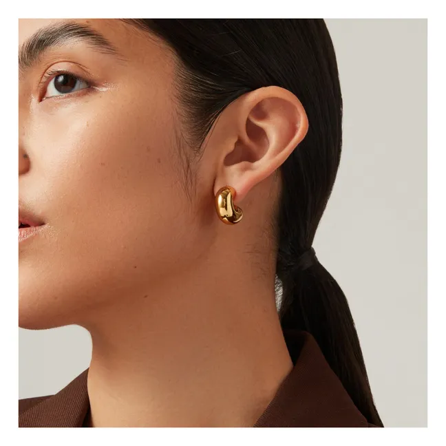 Boucles d'Oreilles Medium Tome | Doré
