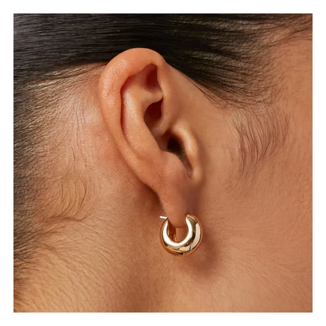 Mini Tome Earrings | Gold
