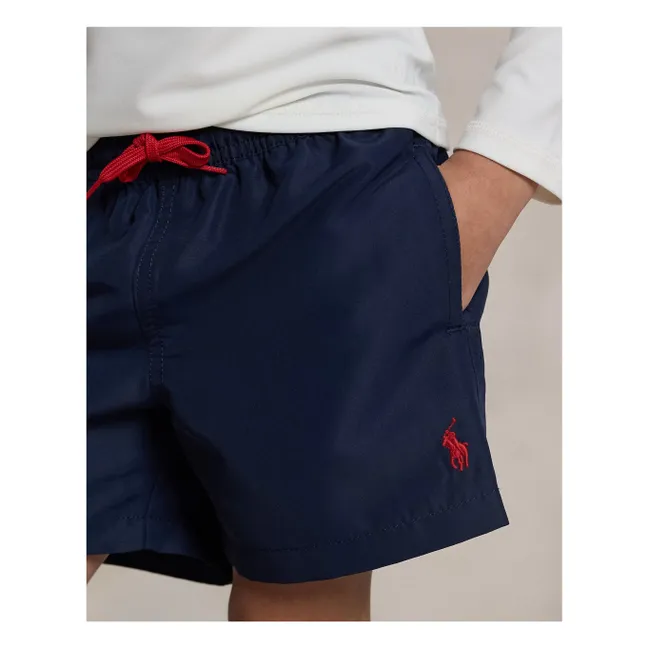 Short De Bain Logo | Bleu marine