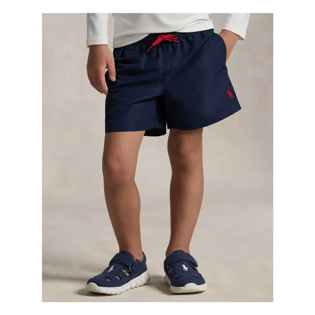 Short De Bain Logo | Bleu marine