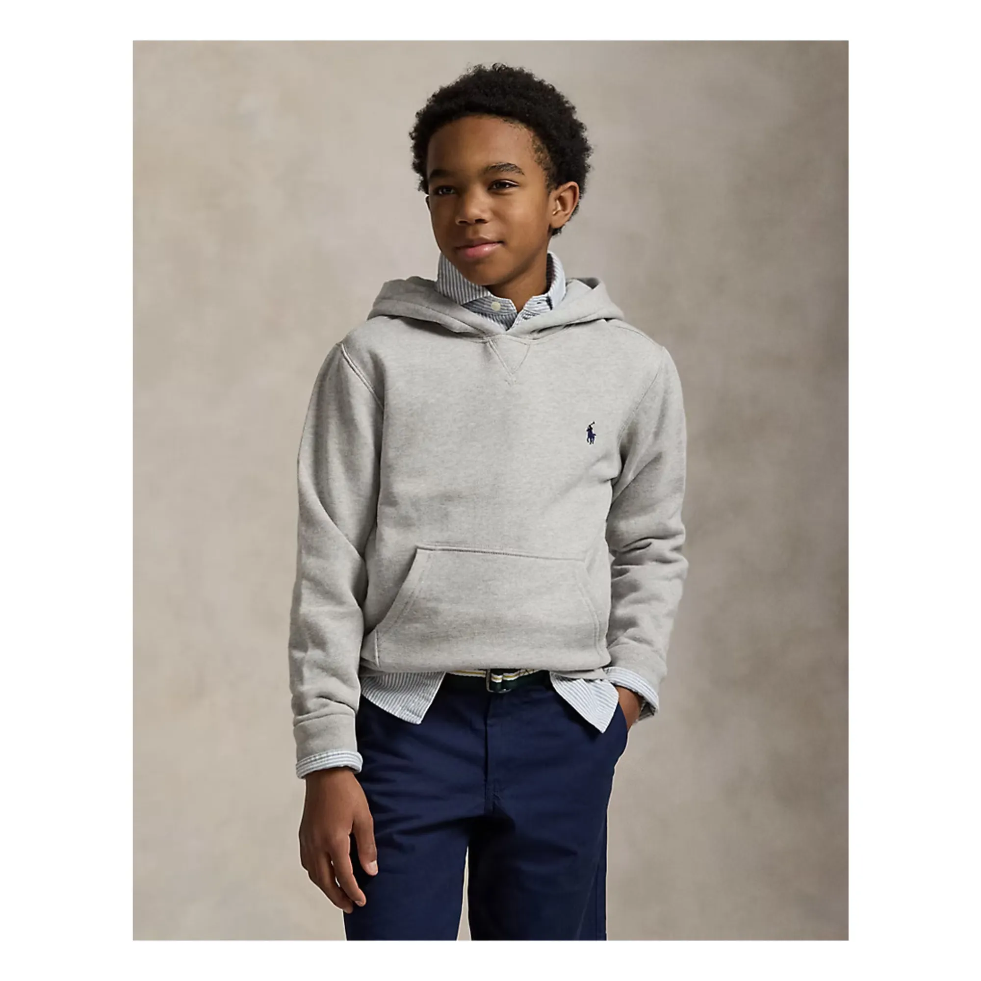 Sweat Capuche Logo | Gris- Image produit n°3