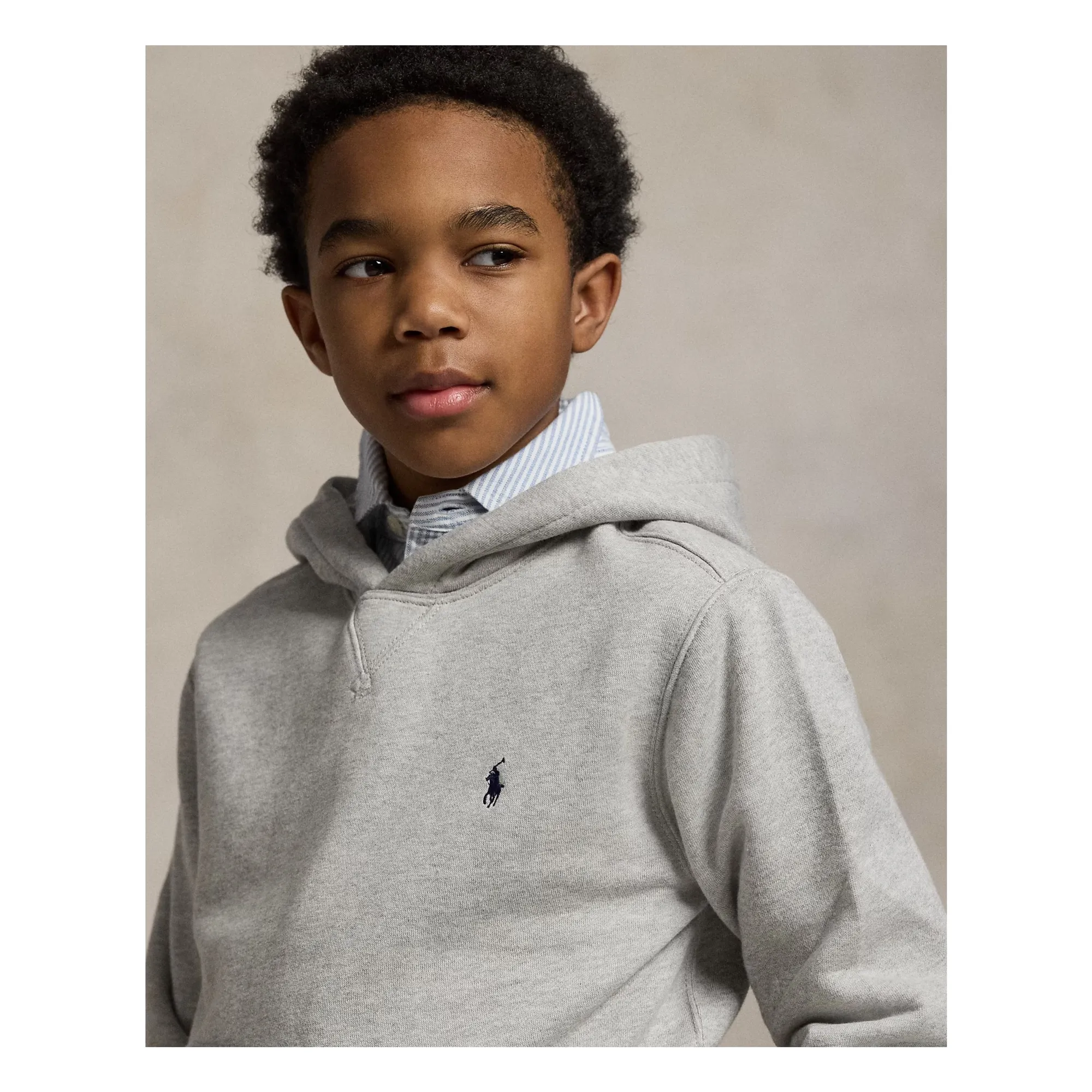 Sweat Capuche Logo | Gris- Image produit n°4