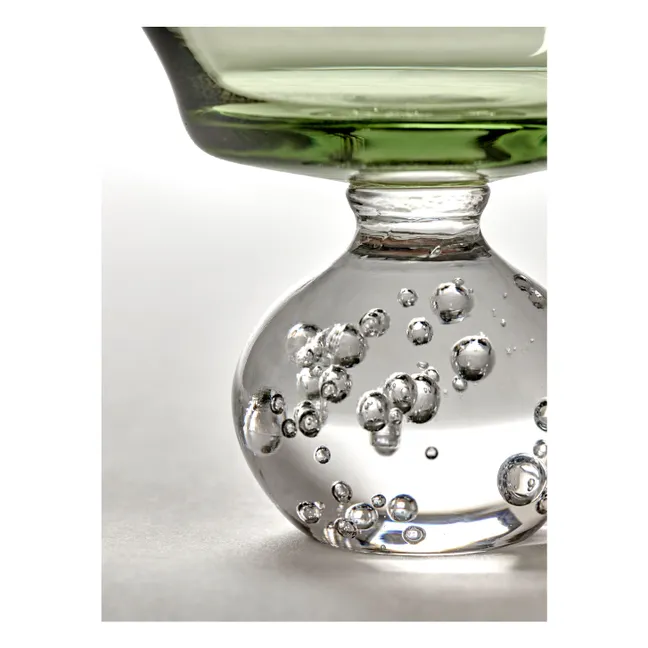 Verres à pied Eternal snow - Set de 6 | Vert