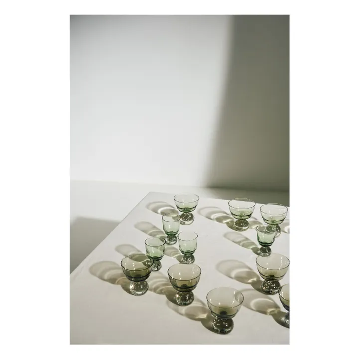 Verres à pied Eternal snow - Set de 6 | Vert- Image produit n°4
