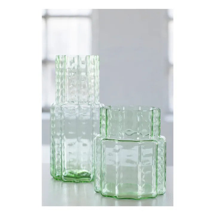 Vase N°5 Waves | Vert- Image produit n°1