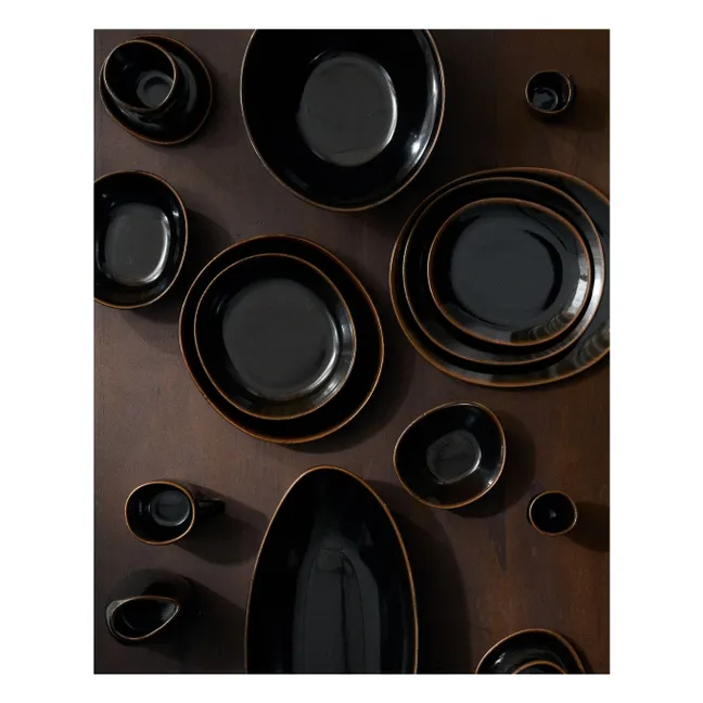 Out of lines plates, Uncharted - Set of 2 | Marrón