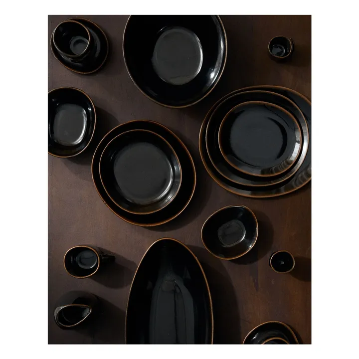 Assiettes Out of lines, Uncharted - Set de 2 | Marron- Image produit n°1