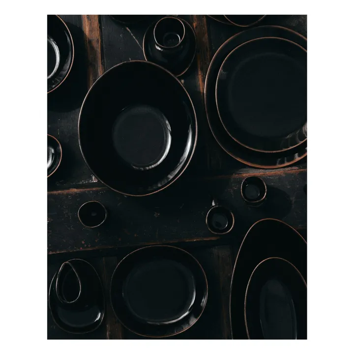 Assiettes creuses Out of lines, Uncharted - Set de 2 | Marron- Image produit n°1