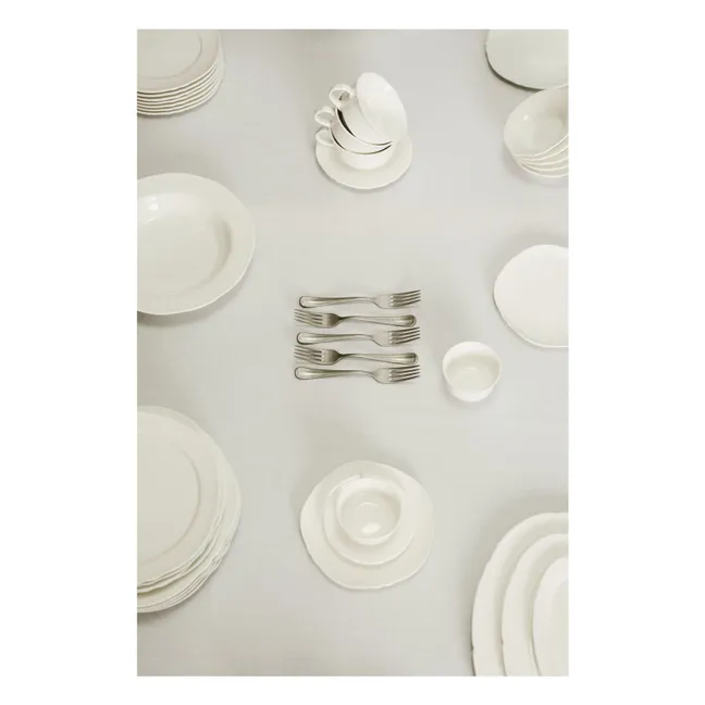 Assiettes Silhouette, Sergio Herman - Set de 4 | Blanc