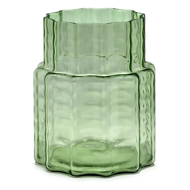 Vase N°4 Waves | Vert