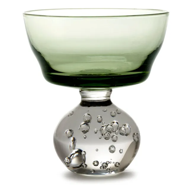 Verres à pied Eternal snow - Set de 6 | Vert