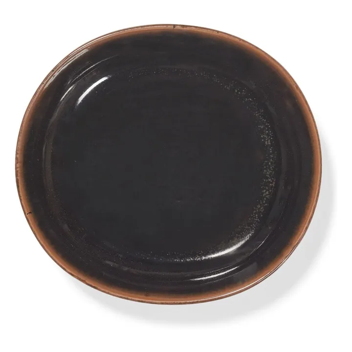 Assiettes creuses Out of lines, Uncharted - Set de 2 | Marron- Image produit n°3