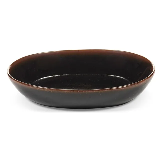 Out of lines soup plates, Uncharted - Set of 2 | Marrón