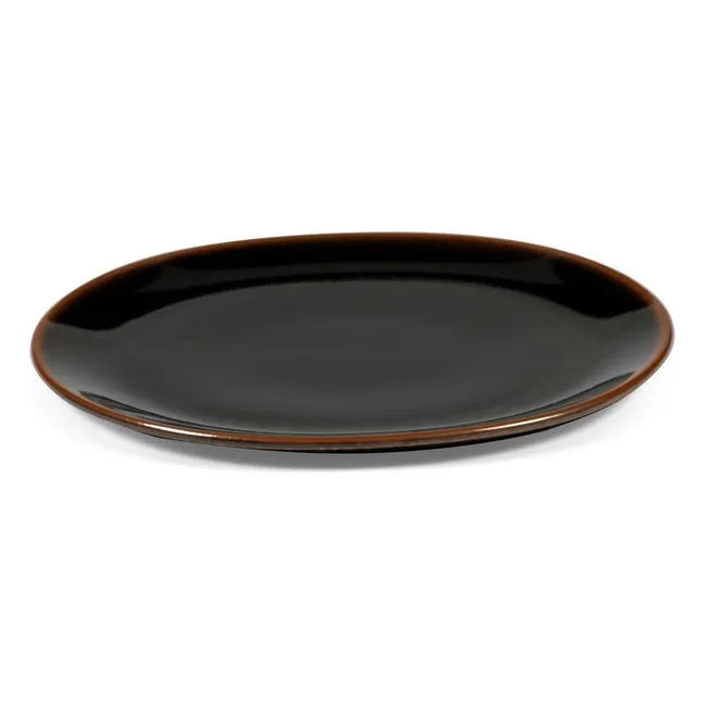 Out of lines plates, Uncharted - Set of 2 | Marrón