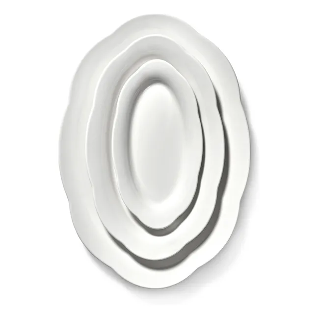 Plats Silhouette, Sergio Herman - Set de 2 | Blanc