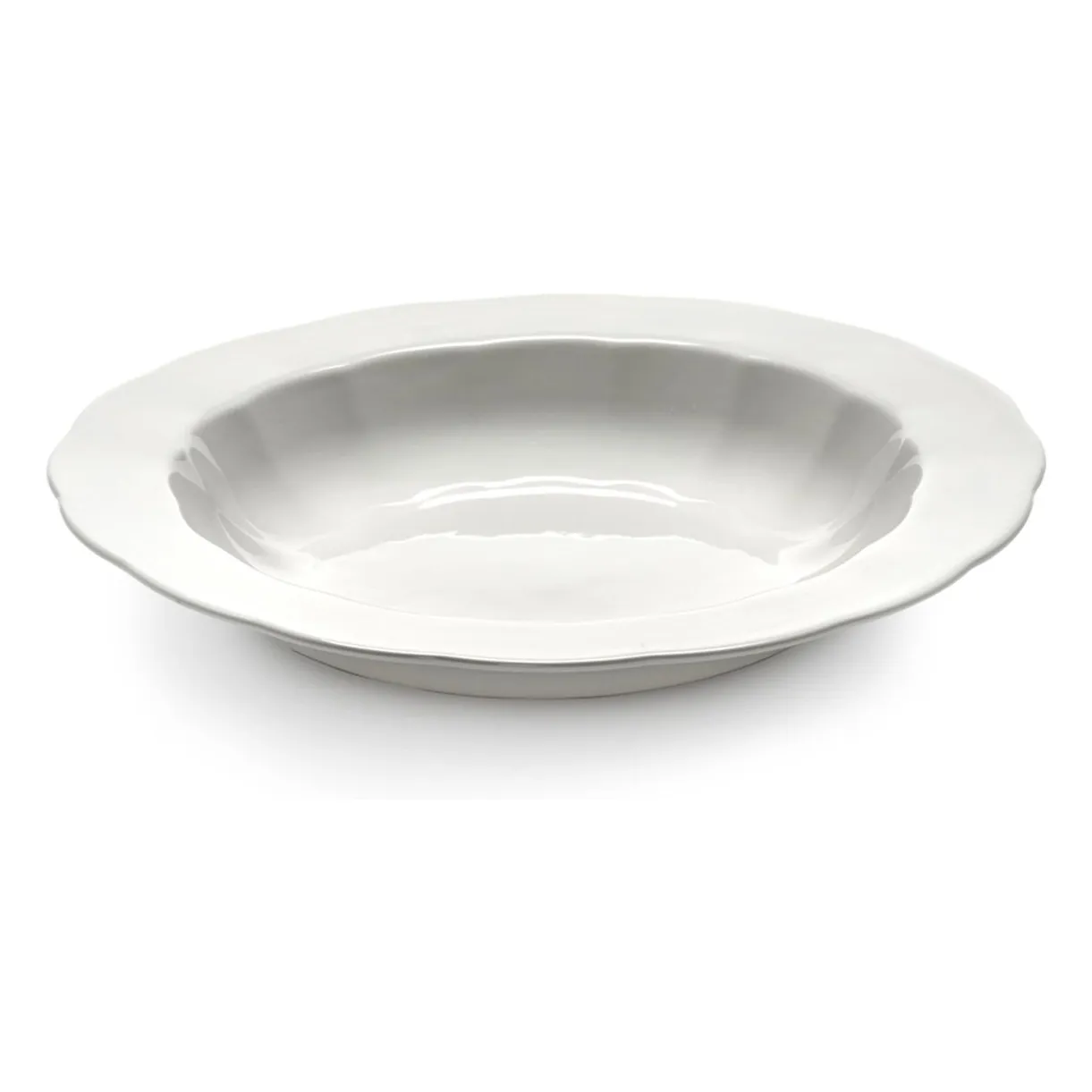 Serax White Silhouette Soup Plates, Sergio Herman - Set Of 4
