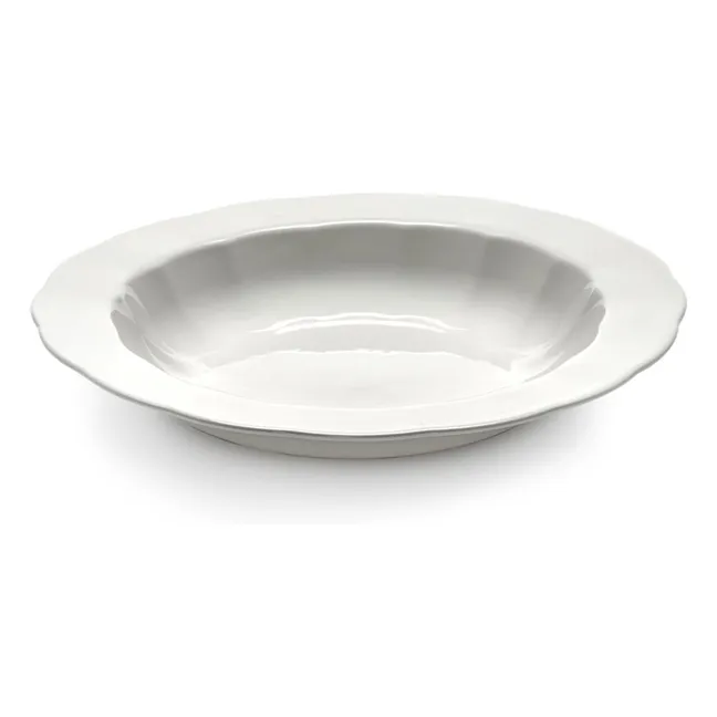 Assiettes creuses Silhouette, Sergio Herman - Set de 4 | Blanc