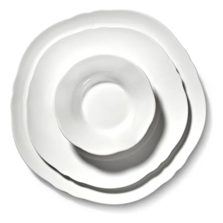 Assiettes Silhouette, Sergio Herman - Set de 4 | Blanc- Image produit n°8