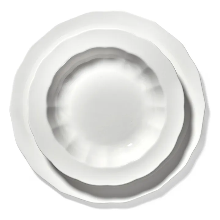 Assiettes Silhouette, Sergio Herman - Set de 4 | Blanc- Image produit n°9