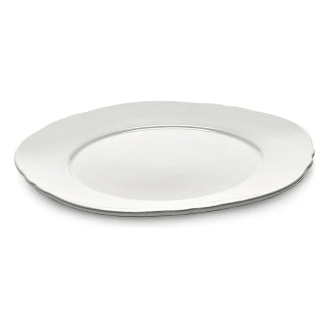 Assiettes Silhouette, Sergio Herman - Set de 4 | Blanc