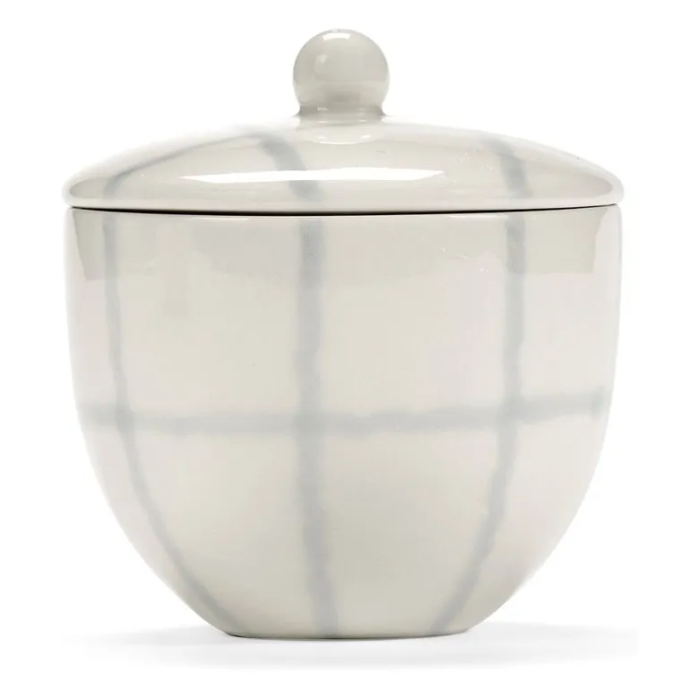 Serax White Zuma Sugar Bowl, Kelly Wearstler