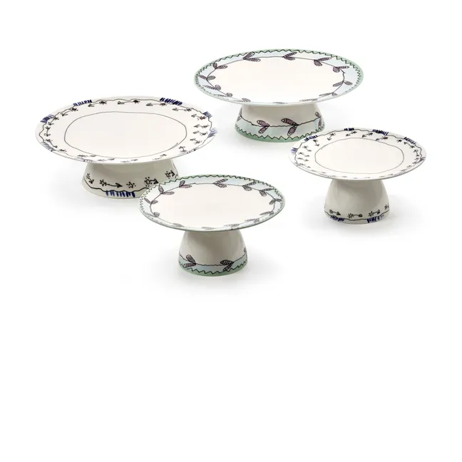 Plat à cake Blossom Milk, Marni | Blanc