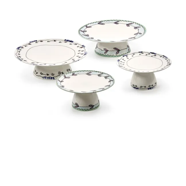 Plato para tarta Blossom Milk, Marni | Blanco