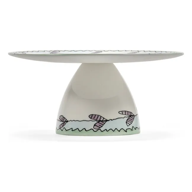 Piatto da torta Blossom Milk, Marni | Bianco