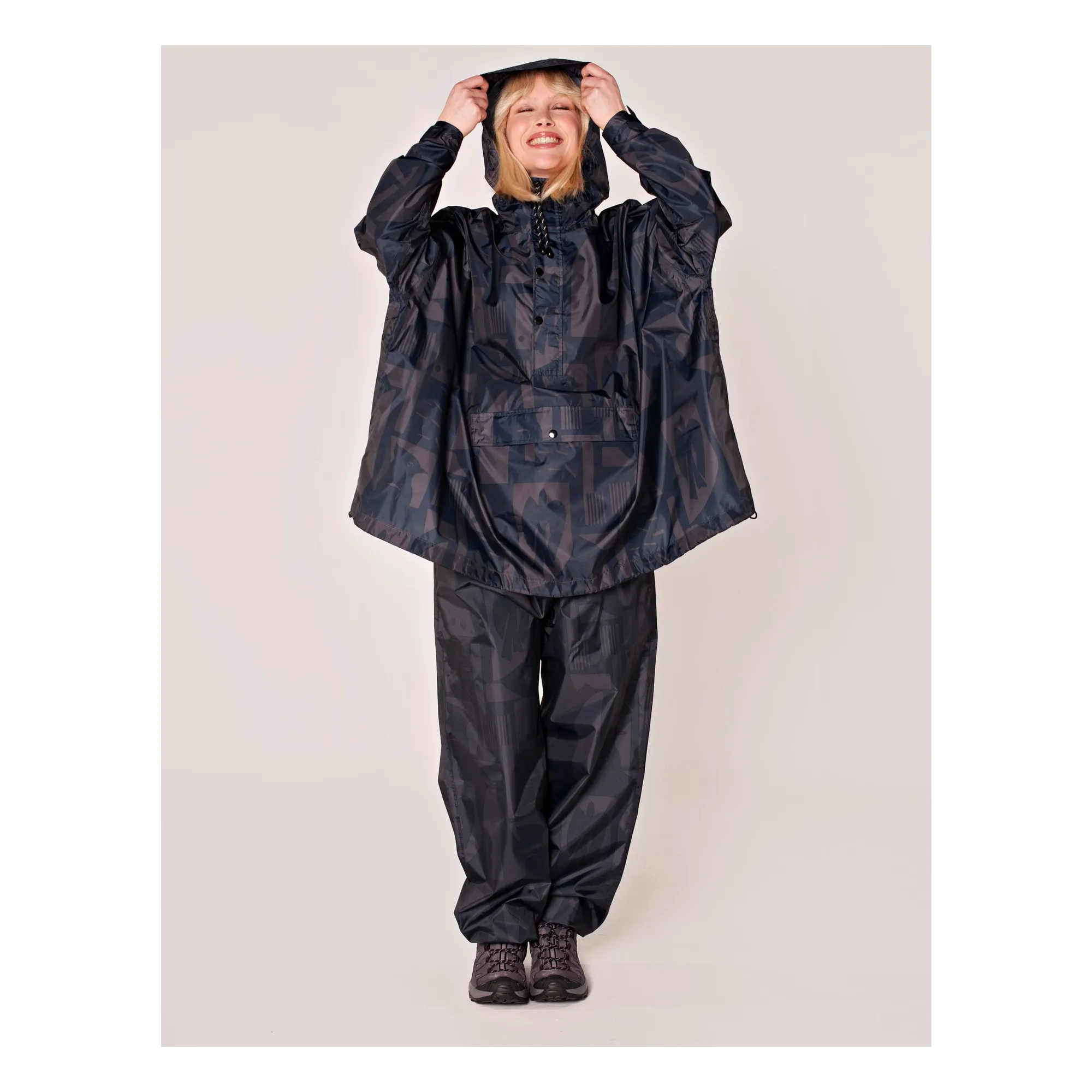 Anorak Imperméable Back to Black | Noir- Image produit n°2