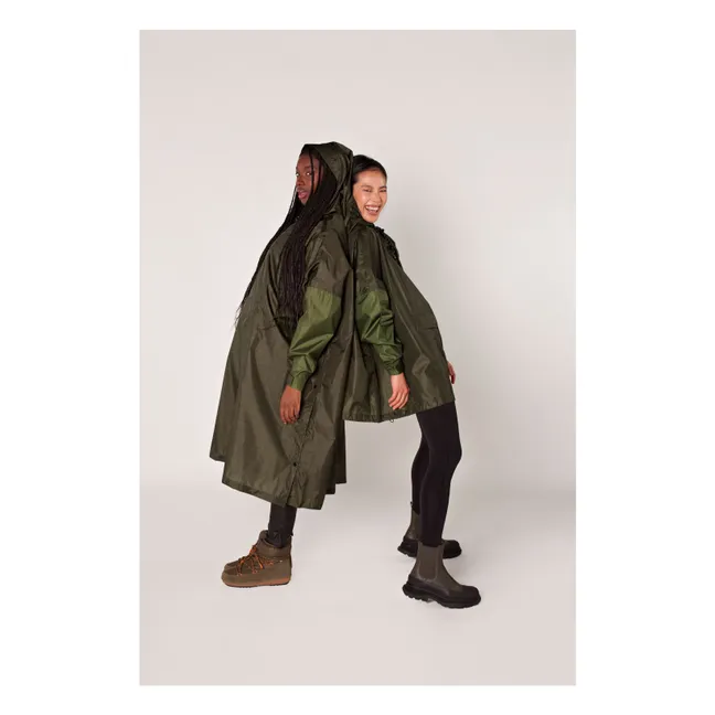 Cape Imperméable Herringbone - Collection Femme | Marron