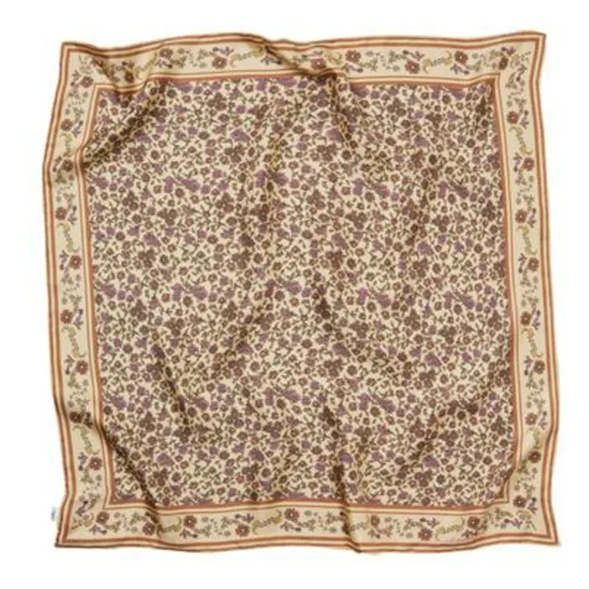 Sciarpa di seta Florisima Sia | Beige