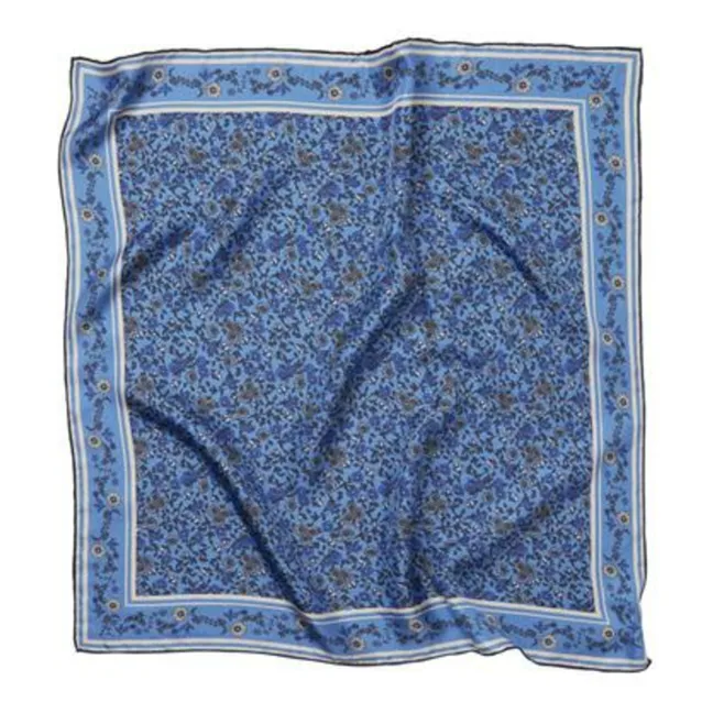Sciarpa di seta Florisima Sia | Blu