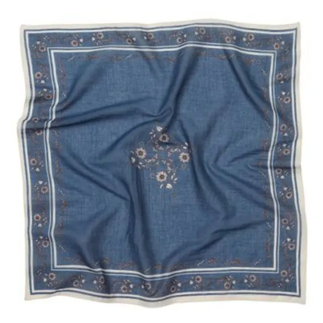 Foulard Suniflora Cotta | Bleu