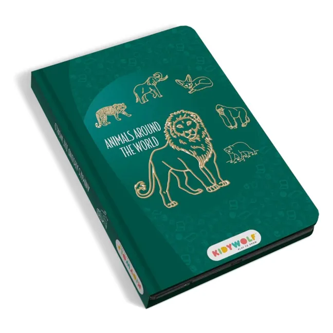 Kidydraw Mini drawing board | Dark green