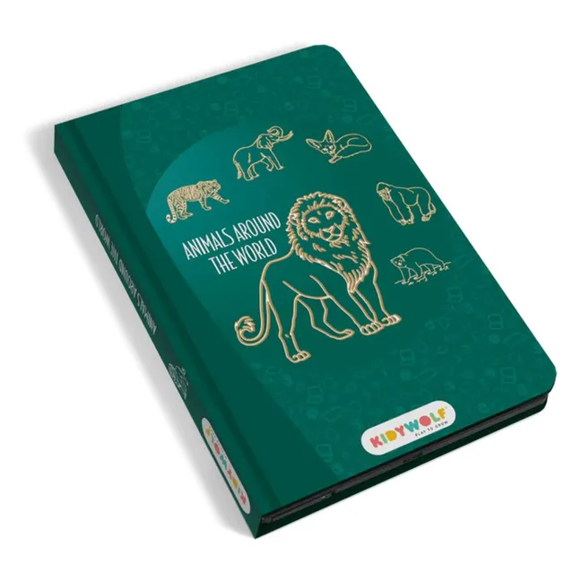 Kidydraw Mini tablero de dibujo | Verde Oscuro