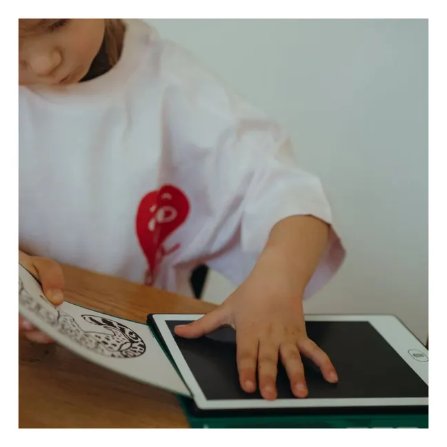 Kidydraw Mini tablero de dibujo | Verde Oscuro