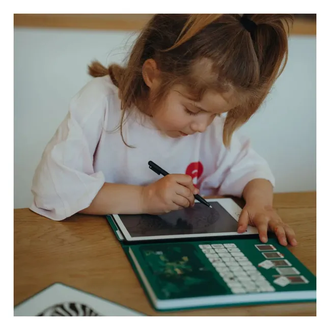Kidydraw Mini drawing board | Dark green