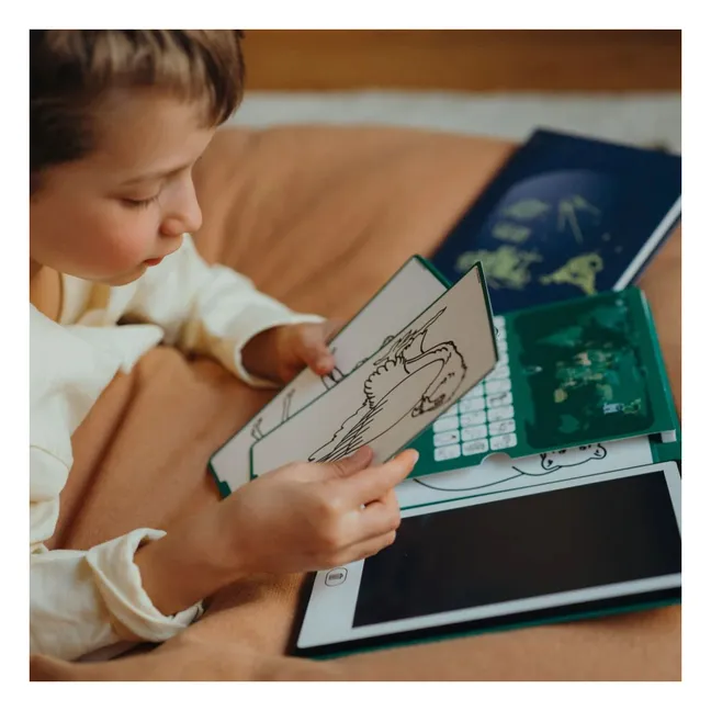 Kidydraw Mini tablero de dibujo | Verde Oscuro