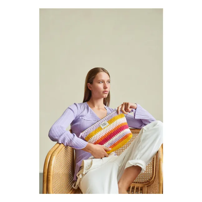 Pochette Large Mel | 	Lilas