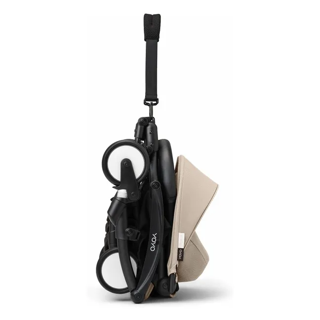 Poussette nouveau-né YOYO³ Bonpoint  0+ Châssis blanc | Beige