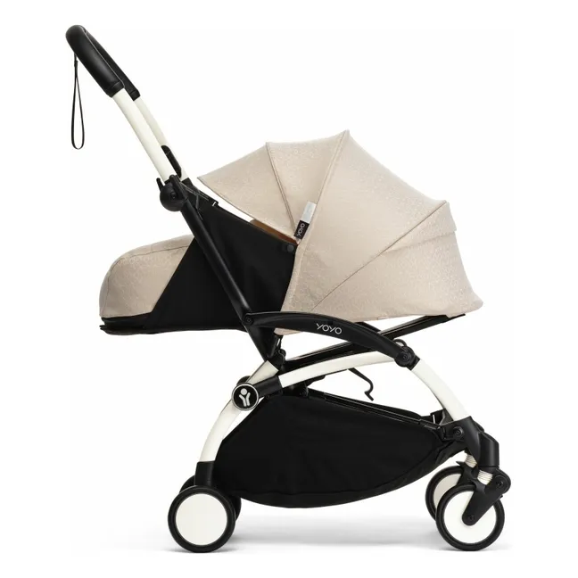 Poussette nouveau-né YOYO³ Bonpoint  0+ Châssis blanc | Beige
