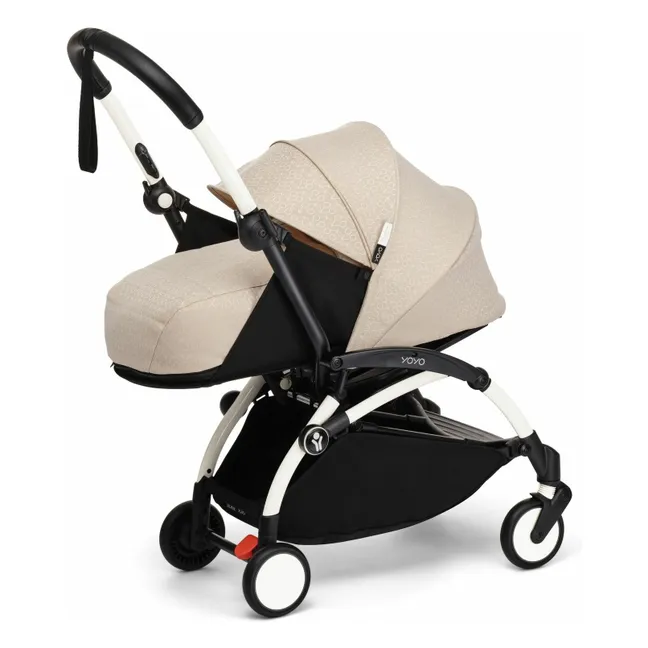Poussette nouveau-né YOYO³ Bonpoint  0+ Châssis blanc | Beige
