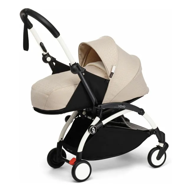 Poussette nouveau-né YOYO³ Bonpoint  0+ Châssis blanc | Beige