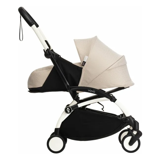 YOYO³ Bonpoint 0+ cochecito recién nacido Chasis blanco | Beige