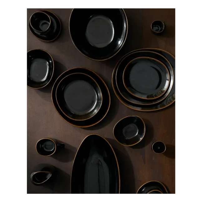 Tasses à café Out of lines, Uncharted - Set de 2 | Marron