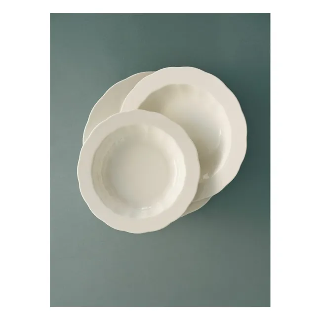 Assiettes creuses Silhouette, Sergio Herman - Set de 4 | Blanc