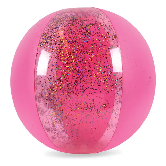 Ballon gonflable Glitter  | Rose fuschia