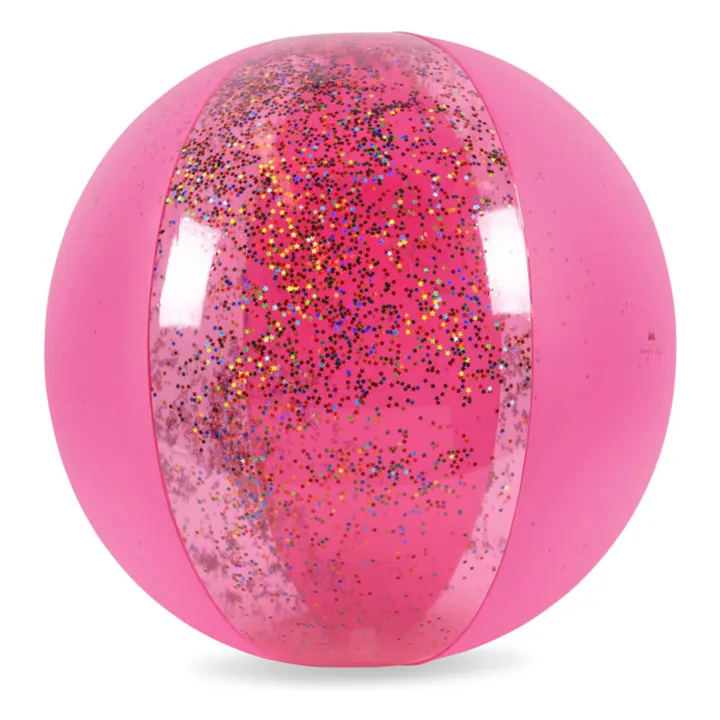 Ballon gonflable Glitter  | Rose fuschia- Image produit n°0