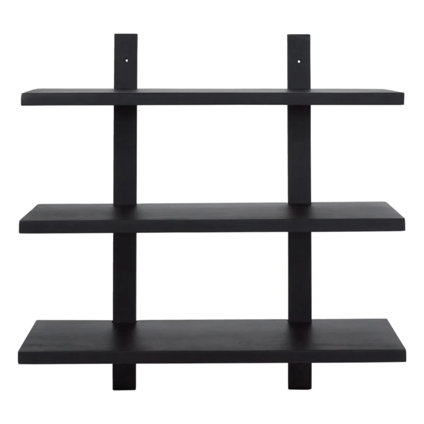 House Doctor Black Wooden Shelf Set